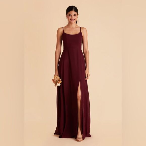 Birdy Grey Amy Dress Chiffon Cabernet size Medium and Large NWT in packaging - Picture 1 of 16